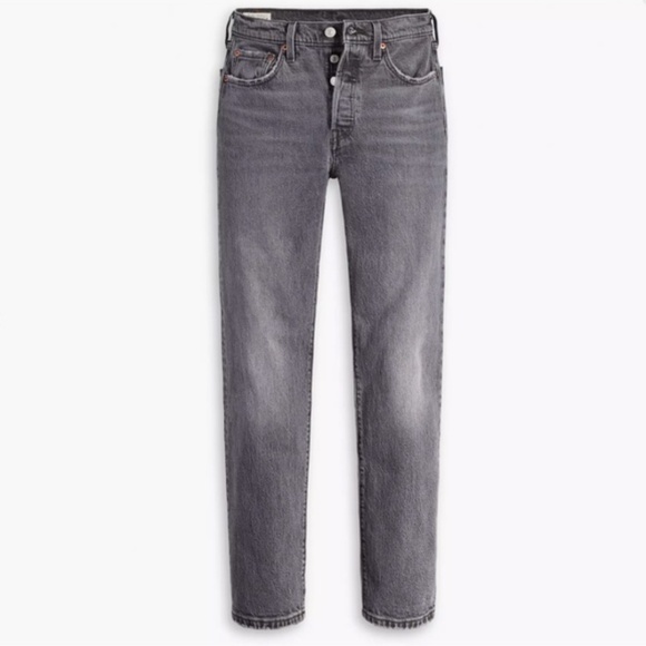 BNWT- Levi's Premium 501 Original Fit Grey Jeans (25) - Picture 1 of 11